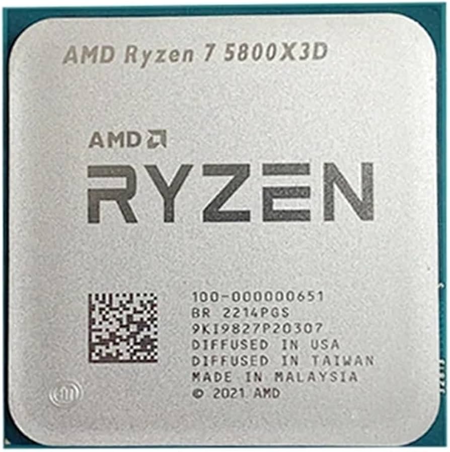 Amazon.com: AMD Ryzen 7 5800X3D R7 5800X3D 3.4 GHz 8-Core 16